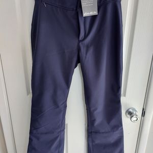 Eddie Bauer Alpenglow stretch ski pants size small navy new with tags NWT